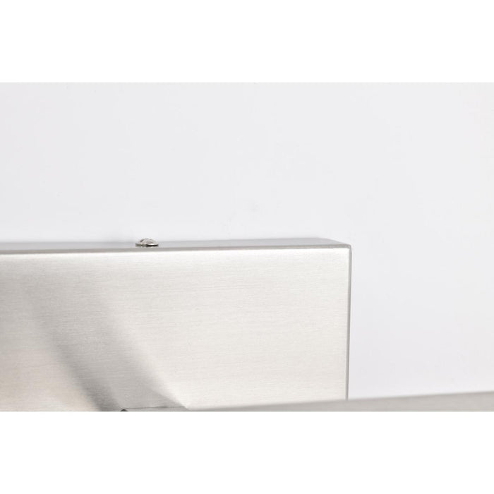 SATCO/NUVO Mila 1 Foot LED Picture Light 12W CCT Selectable 2700K/3000K/3500K/ 90 CRI 120V Brushed Nickel Finish Acrylic Lens (62-2336)