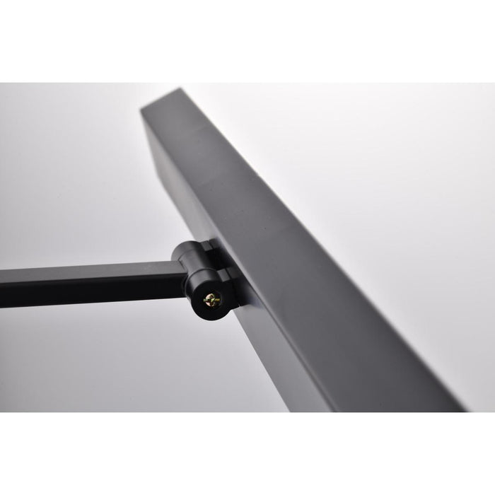 SATCO/NUVO Mila 2 Foot LED Picture Light 20W CCT Selectable 2700K/3000K/3500K/ 90 CRI 120V Black Finish Acrylic Lens (62-2340)