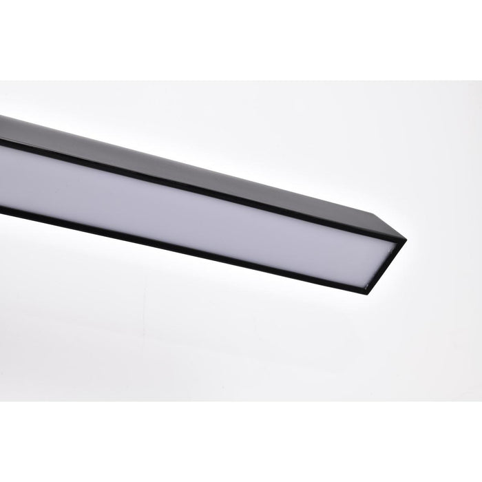 SATCO/NUVO Mila 2 Foot LED Picture Light 20W CCT Selectable 2700K/3000K/3500K/ 90 CRI 120V Black Finish Acrylic Lens (62-2340)