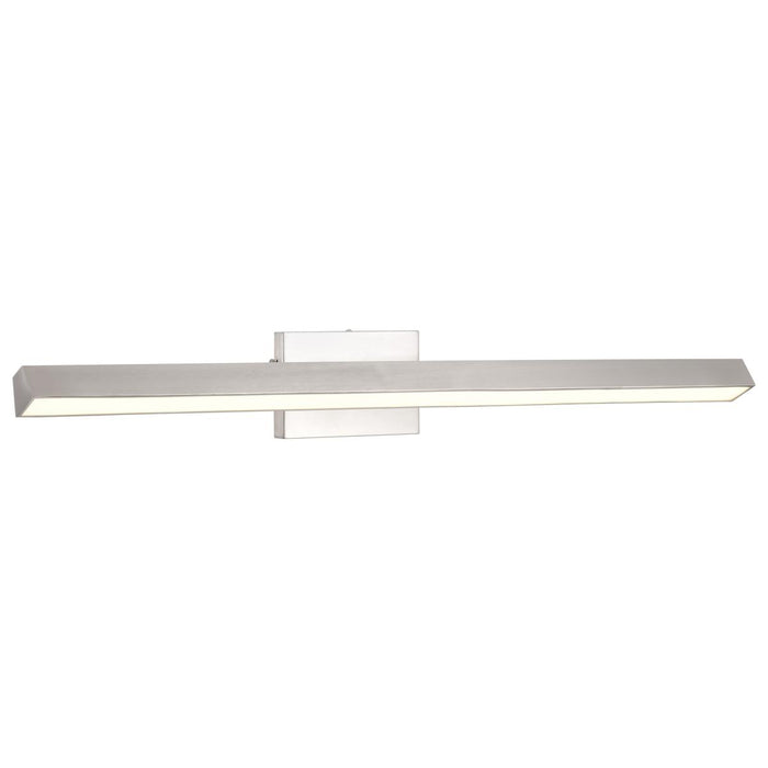 SATCO/NUVO Mila 3 Foot LED Picture Light 35W CCT Selectable 2700K/3000K/3500K/ 90 CRI 120V Brushed Nickel Finish Acrylic Lens (62-2346)