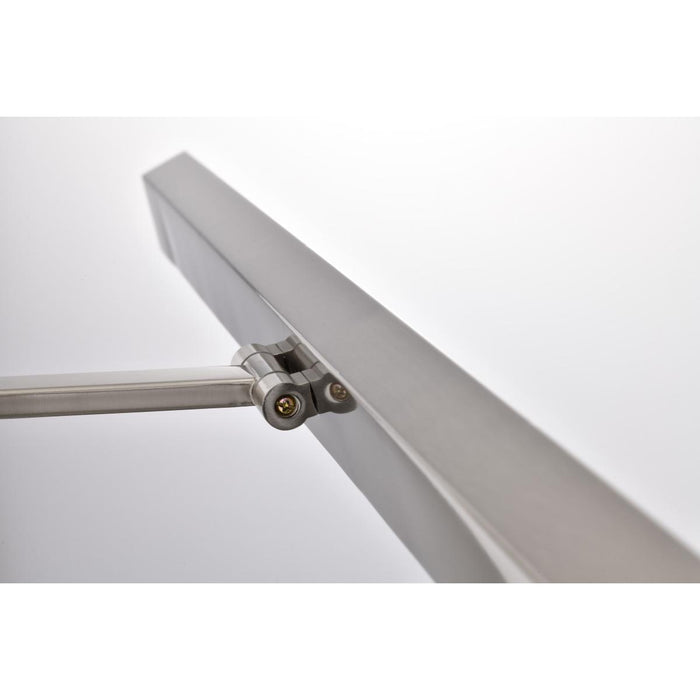 SATCO/NUVO Mila 3 Foot LED Picture Light 35W CCT Selectable 2700K/3000K/3500K/ 90 CRI 120V Brushed Nickel Finish Acrylic Lens (62-2346)