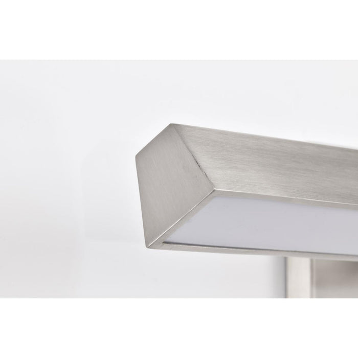 SATCO/NUVO Mila 3 Foot LED Picture Light 35W CCT Selectable 2700K/3000K/3500K/ 90 CRI 120V Brushed Nickel Finish Acrylic Lens (62-2346)