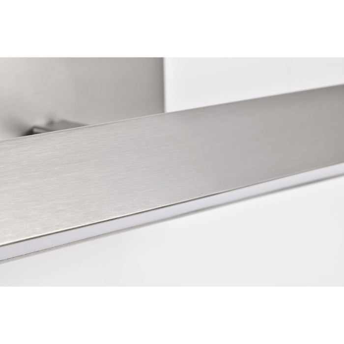 SATCO/NUVO Mila 3 Foot LED Picture Light 35W CCT Selectable 2700K/3000K/3500K/ 90 CRI 120V Brushed Nickel Finish Acrylic Lens (62-2346)