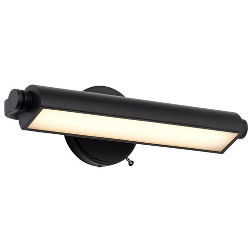 SATCO/NUVO Auden 18 Inch LED Vanity 15W 1200Lm CCT Selectable 3000K/4000K/5000K 90 CRI 120V Black Finish Acrylic Lens (62-2350)