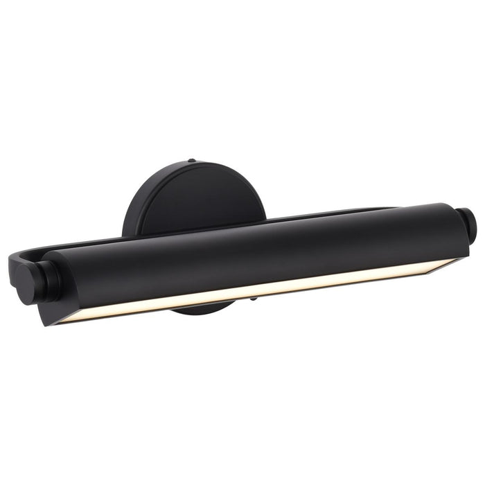 SATCO/NUVO Auden 18 Inch LED Vanity 15W 1200Lm CCT Selectable 3000K/4000K/5000K 90 CRI 120V Black Finish Acrylic Lens (62-2350)