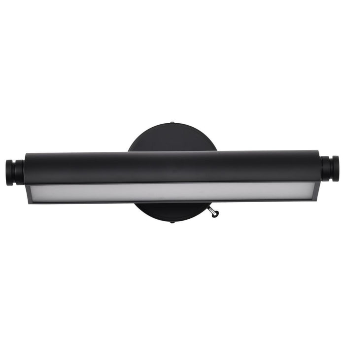 SATCO/NUVO Auden 18 Inch LED Vanity 15W 1200Lm CCT Selectable 3000K/4000K/5000K 90 CRI 120V Black Finish Acrylic Lens (62-2350)