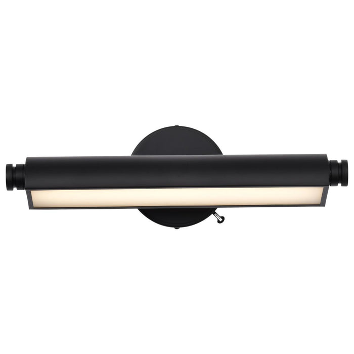 SATCO/NUVO Auden 18 Inch LED Vanity 15W 1200Lm CCT Selectable 3000K/4000K/5000K 90 CRI 120V Black Finish Acrylic Lens (62-2350)