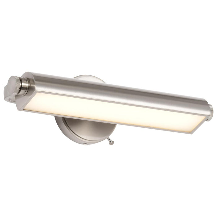 SATCO/NUVO Auden 18 Inch LED Vanity 15W 1200Lm CCT Selectable 3000K/4000K/5000K 90 CRI 120V Brushed Nickel Finish Acrylic Lens (62-2351)