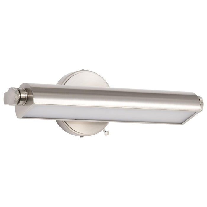 SATCO/NUVO Auden 18 Inch LED Vanity 15W 1200Lm CCT Selectable 3000K/4000K/5000K 90 CRI 120V Brushed Nickel Finish Acrylic Lens (62-2351)