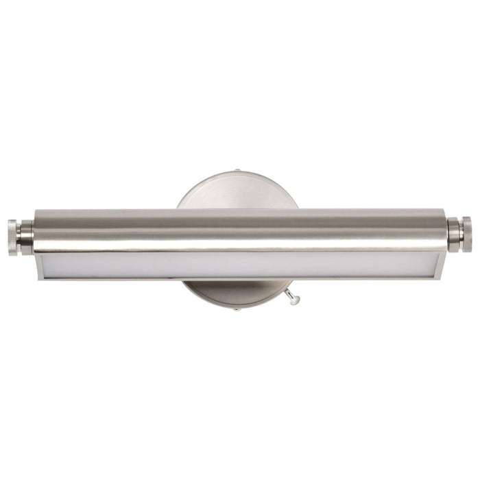 SATCO/NUVO Auden 18 Inch LED Vanity 15W 1200Lm CCT Selectable 3000K/4000K/5000K 90 CRI 120V Brushed Nickel Finish Acrylic Lens (62-2351)
