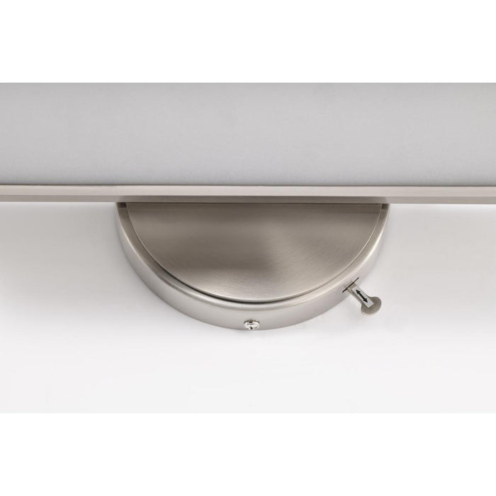 SATCO/NUVO Auden 18 Inch LED Vanity 15W 1200Lm CCT Selectable 3000K/4000K/5000K 90 CRI 120V Brushed Nickel Finish Acrylic Lens (62-2351)