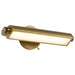 SATCO/NUVO Auden 18 Inch LED Vanity 15W 1200Lm CCT Selectable 3000K/4000K/5000K 90 CRI 120V Vintage Brass Finish Acrylic Lens (62-2352)