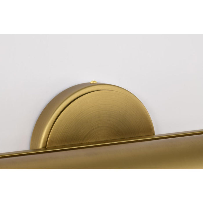 SATCO/NUVO Auden 18 Inch LED Vanity 15W 1200Lm CCT Selectable 3000K/4000K/5000K 90 CRI 120V Vintage Brass Finish Acrylic Lens (62-2352)
