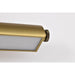 SATCO/NUVO Auden 18 Inch LED Vanity 15W 1200Lm CCT Selectable 3000K/4000K/5000K 90 CRI 120V Vintage Brass Finish Acrylic Lens (62-2352)