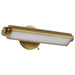 SATCO/NUVO Auden 18 Inch LED Vanity 15W 1200Lm CCT Selectable 3000K/4000K/5000K 90 CRI 120V Vintage Brass Finish Acrylic Lens (62-2352)