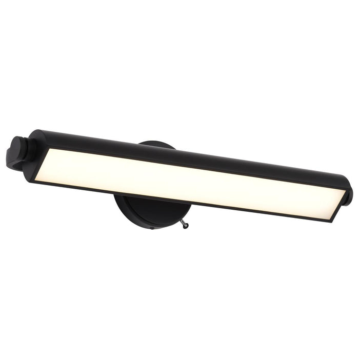SATCO/NUVO Auden 24 Inch LED Vanity 20W 1600Lm CCT Selectable 3000K/4000K/5000K 90 CRI 120V Black Finish Acrylic Lens (62-2355)