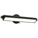 SATCO/NUVO Auden 24 Inch LED Vanity 20W 1600Lm CCT Selectable 3000K/4000K/5000K 90 CRI 120V Black Finish Acrylic Lens (62-2355)