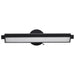 SATCO/NUVO Auden 24 Inch LED Vanity 20W 1600Lm CCT Selectable 3000K/4000K/5000K 90 CRI 120V Black Finish Acrylic Lens (62-2355)