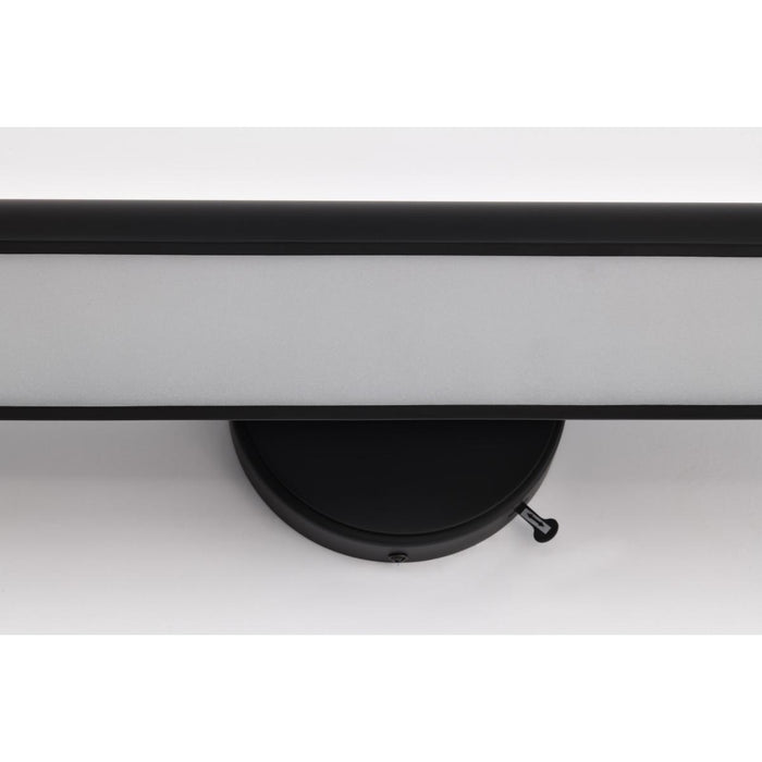 SATCO/NUVO Auden 24 Inch LED Vanity 20W 1600Lm CCT Selectable 3000K/4000K/5000K 90 CRI 120V Black Finish Acrylic Lens (62-2355)