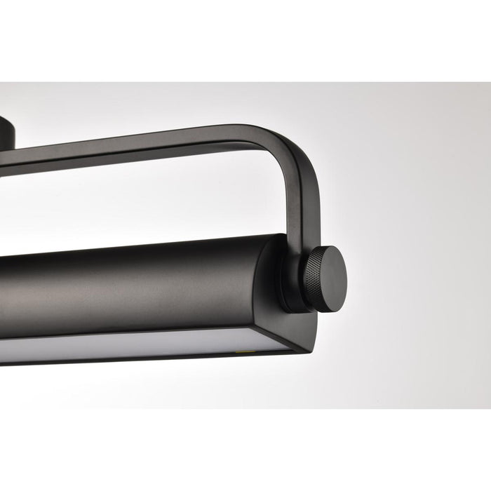 SATCO/NUVO Auden 24 Inch LED Vanity 20W 1600Lm CCT Selectable 3000K/4000K/5000K 90 CRI 120V Black Finish Acrylic Lens (62-2355)
