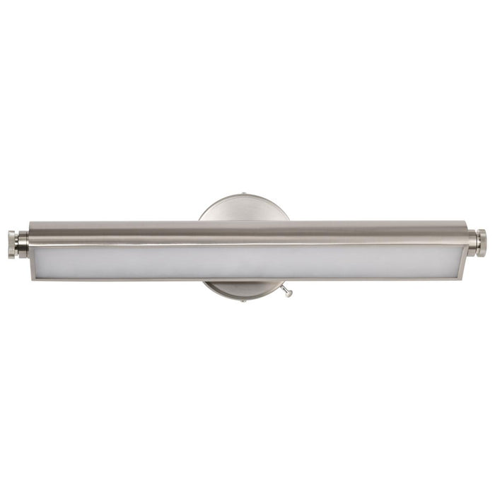 SATCO/NUVO Auden 24 Inch LED Vanity 20W 1600Lm CCT Selectable 3000K/4000K/5000K 90 CRI 120V Brushed Nickel Finish Acrylic Lens (62-2356)