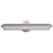 SATCO/NUVO Auden 24 Inch LED Vanity 20W 1600Lm CCT Selectable 3000K/4000K/5000K 90 CRI 120V Brushed Nickel Finish Acrylic Lens (62-2356)