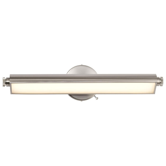 SATCO/NUVO Auden 24 Inch LED Vanity 20W 1600Lm CCT Selectable 3000K/4000K/5000K 90 CRI 120V Brushed Nickel Finish Acrylic Lens (62-2356)
