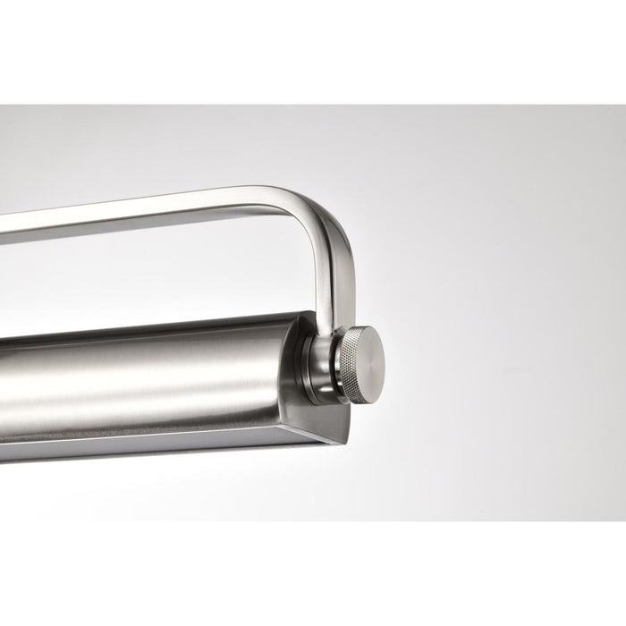 SATCO/NUVO Auden 24 Inch LED Vanity 20W 1600Lm CCT Selectable 3000K/4000K/5000K 90 CRI 120V Brushed Nickel Finish Acrylic Lens (62-2356)