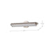 SATCO/NUVO Auden 24 Inch LED Vanity 20W 1600Lm CCT Selectable 3000K/4000K/5000K 90 CRI 120V Brushed Nickel Finish Acrylic Lens (62-2356)