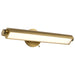 SATCO/NUVO Auden 24 Inch LED Vanity 20W 1600Lm CCT Selectable 3000K/4000K/5000K 90 CRI 120V Vintage Brass Finish Acrylic Lens (62-2357)