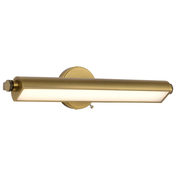 SATCO/NUVO Auden 24 Inch LED Vanity 20W 1600Lm CCT Selectable 3000K/4000K/5000K 90 CRI 120V Vintage Brass Finish Acrylic Lens (62-2357)