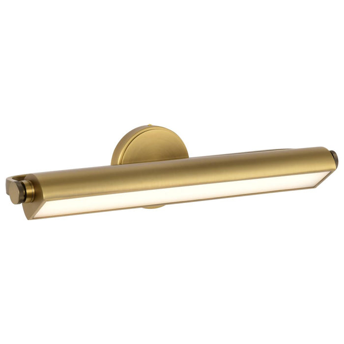 SATCO/NUVO Auden 24 Inch LED Vanity 20W 1600Lm CCT Selectable 3000K/4000K/5000K 90 CRI 120V Vintage Brass Finish Acrylic Lens (62-2357)