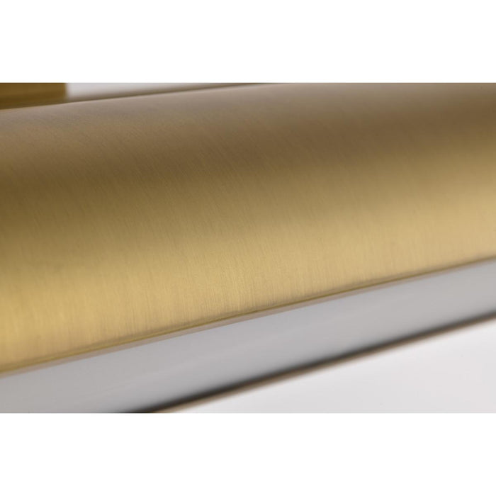 SATCO/NUVO Auden 24 Inch LED Vanity 20W 1600Lm CCT Selectable 3000K/4000K/5000K 90 CRI 120V Vintage Brass Finish Acrylic Lens (62-2357)