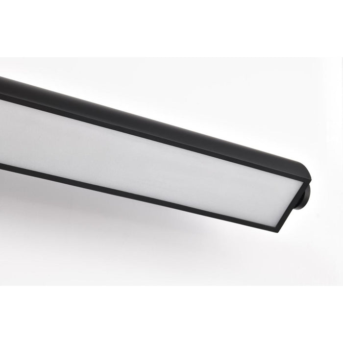 SATCO/NUVO Auden 36 Inch LED Vanity 35W 2800Lm CCT Selectable 3000K/4000K/5000K 90 CRI 120V Black Finish Acrylic Lens (62-2360)