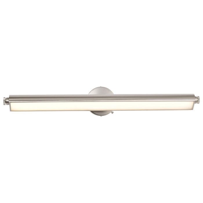 SATCO/NUVO Auden 36 Inch LED Vanity 35W 2800Lm CCT Selectable 3000K/4000K/5000K 90 CRI 120V Brushed Nickel Finish Acrylic Lens (62-2361)