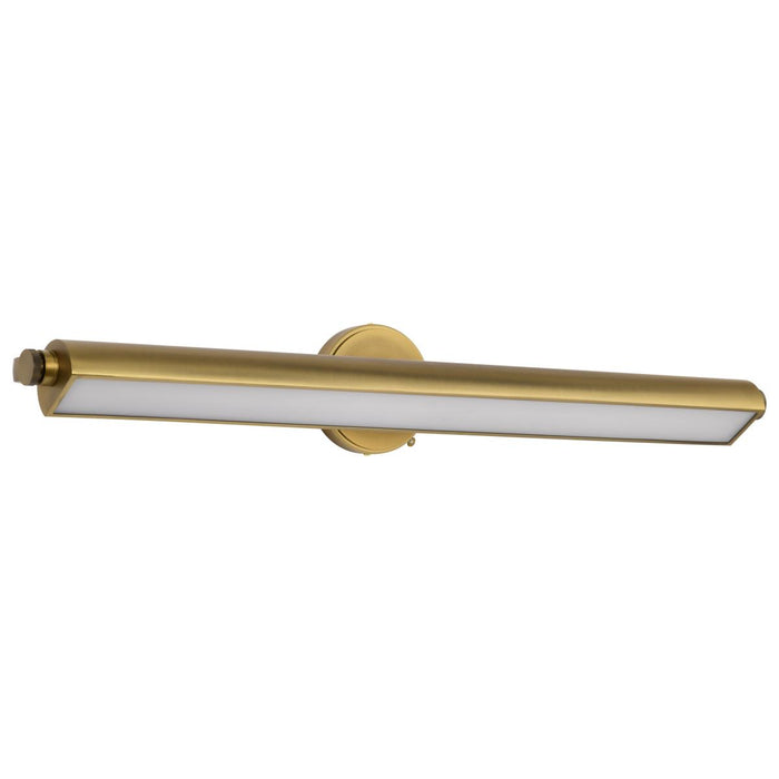 SATCO/NUVO Auden 36 Inch LED Vanity 35W 2800Lm CCT Selectable 3000K/4000K/5000K 90 CRI 120V Vintage Brass Finish Acrylic Lens (62-2362)