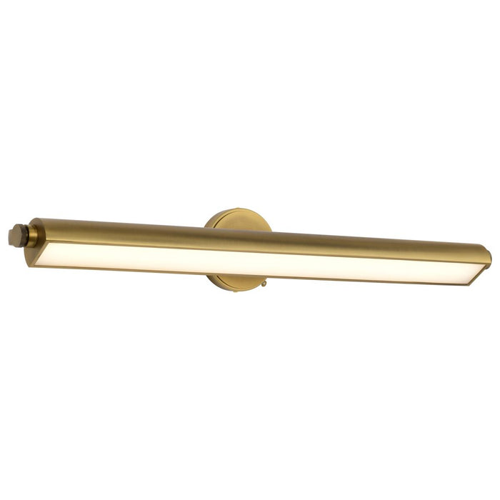 SATCO/NUVO Auden 36 Inch LED Vanity 35W 2800Lm CCT Selectable 3000K/4000K/5000K 90 CRI 120V Vintage Brass Finish Acrylic Lens (62-2362)