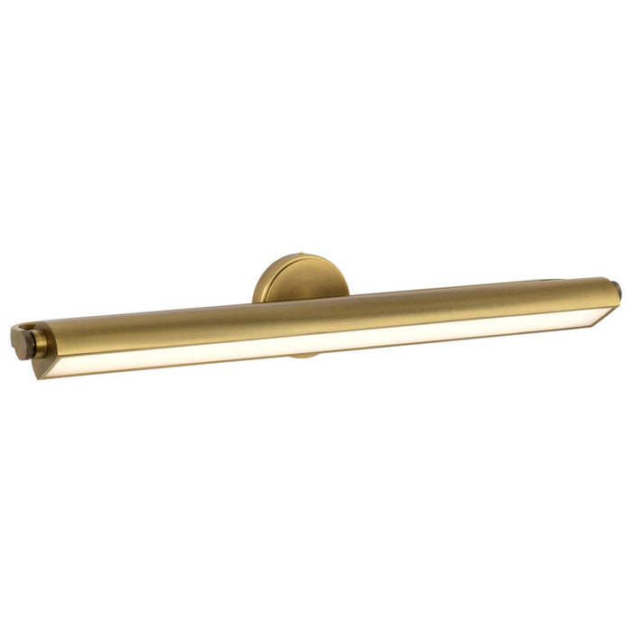 SATCO/NUVO Auden 36 Inch LED Vanity 35W 2800Lm CCT Selectable 3000K/4000K/5000K 90 CRI 120V Vintage Brass Finish Acrylic Lens (62-2362)