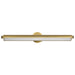 SATCO/NUVO Auden 36 Inch LED Vanity 35W 2800Lm CCT Selectable 3000K/4000K/5000K 90 CRI 120V Vintage Brass Finish Acrylic Lens (62-2362)