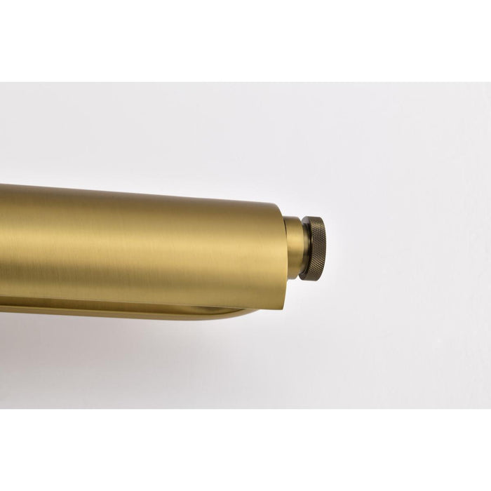 SATCO/NUVO Auden 36 Inch LED Vanity 35W 2800Lm CCT Selectable 3000K/4000K/5000K 90 CRI 120V Vintage Brass Finish Acrylic Lens (62-2362)
