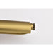 SATCO/NUVO Auden 36 Inch LED Vanity 35W 2800Lm CCT Selectable 3000K/4000K/5000K 90 CRI 120V Vintage Brass Finish Acrylic Lens (62-2362)