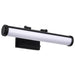 SATCO/NUVO Cora 18 Inch LED Vanity 15W 1200Lm CCT Selectable 3000K/4000K/5000K 90 CRI 120V Black Finish Acrylic Lens (62-2365)