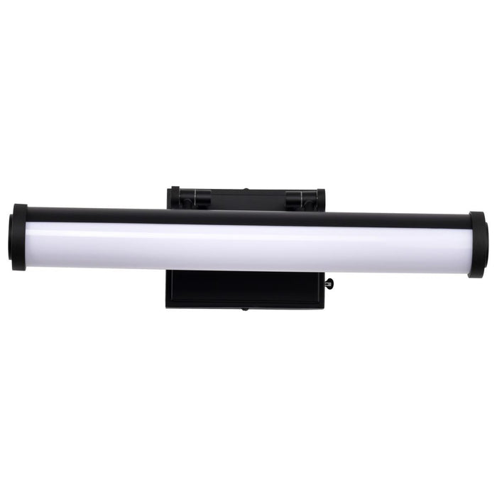 SATCO/NUVO Cora 18 Inch LED Vanity 15W 1200Lm CCT Selectable 3000K/4000K/5000K 90 CRI 120V Black Finish Acrylic Lens (62-2365)