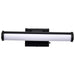 SATCO/NUVO Cora 18 Inch LED Vanity 15W 1200Lm CCT Selectable 3000K/4000K/5000K 90 CRI 120V Black Finish Acrylic Lens (62-2365)