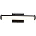 SATCO/NUVO Cora 18 Inch LED Vanity 15W 1200Lm CCT Selectable 3000K/4000K/5000K 90 CRI 120V Black Finish Acrylic Lens (62-2365)