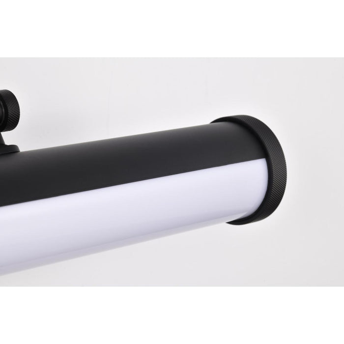 SATCO/NUVO Cora 18 Inch LED Vanity 15W 1200Lm CCT Selectable 3000K/4000K/5000K 90 CRI 120V Black Finish Acrylic Lens (62-2365)