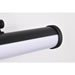 SATCO/NUVO Cora 18 Inch LED Vanity 15W 1200Lm CCT Selectable 3000K/4000K/5000K 90 CRI 120V Black Finish Acrylic Lens (62-2365)