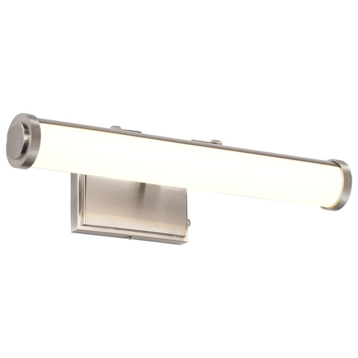 SATCO/NUVO Cora 18 Inch LED Vanity 15W 1200Lm CCT Selectable 3000K/4000K/5000K 90 CRI 120V Brushed Nickel Finish Acrylic Lens (62-2366)