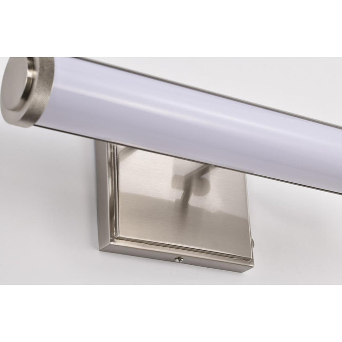 SATCO/NUVO Cora 18 Inch LED Vanity 15W 1200Lm CCT Selectable 3000K/4000K/5000K 90 CRI 120V Brushed Nickel Finish Acrylic Lens (62-2366)