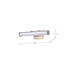 SATCO/NUVO Cora 18 Inch LED Vanity 15W 1200Lm CCT Selectable 3000K/4000K/5000K 90 CRI 120V Brushed Nickel Finish Acrylic Lens (62-2366)
